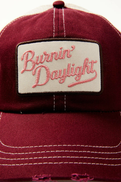 Idyllwind Women | Burnin' Daylight Distressed Mesh Back Baseball Hat
