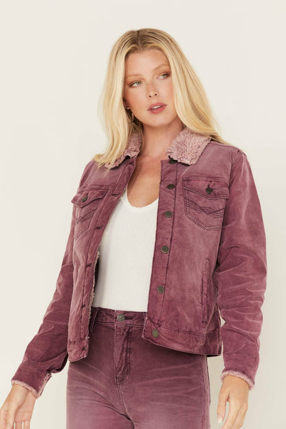 Idyllwind Women | Sherpa Lined Corduroy Jacket