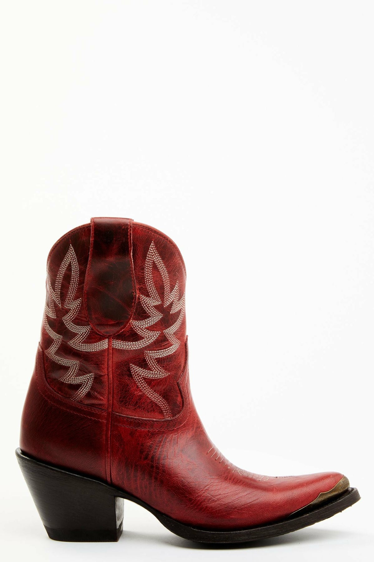 Idyllwind Women | Wheels Red Leather Western Booties - Round Toe