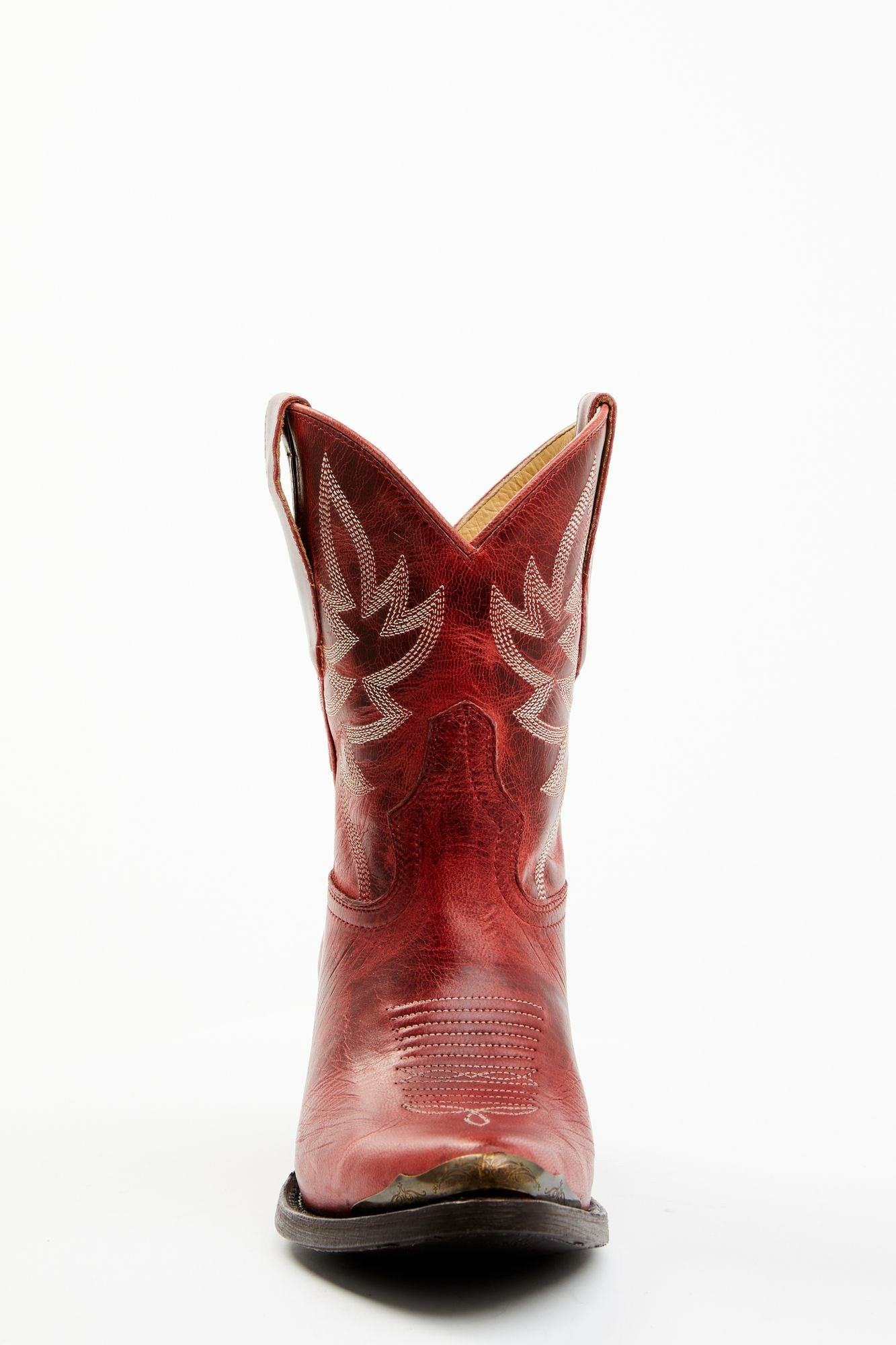 Idyllwind Women | Wheels Red Leather Western Booties - Round Toe