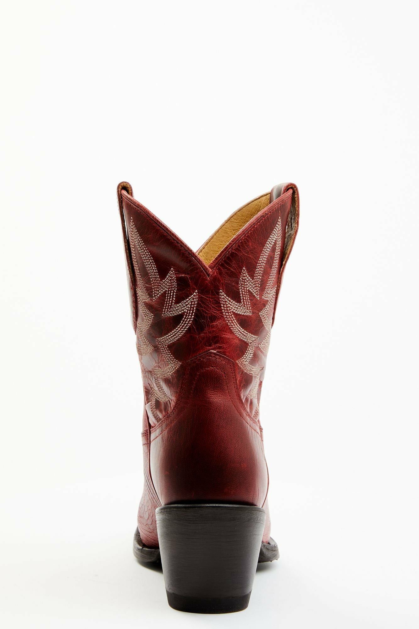 Idyllwind Women | Wheels Red Leather Western Booties - Round Toe