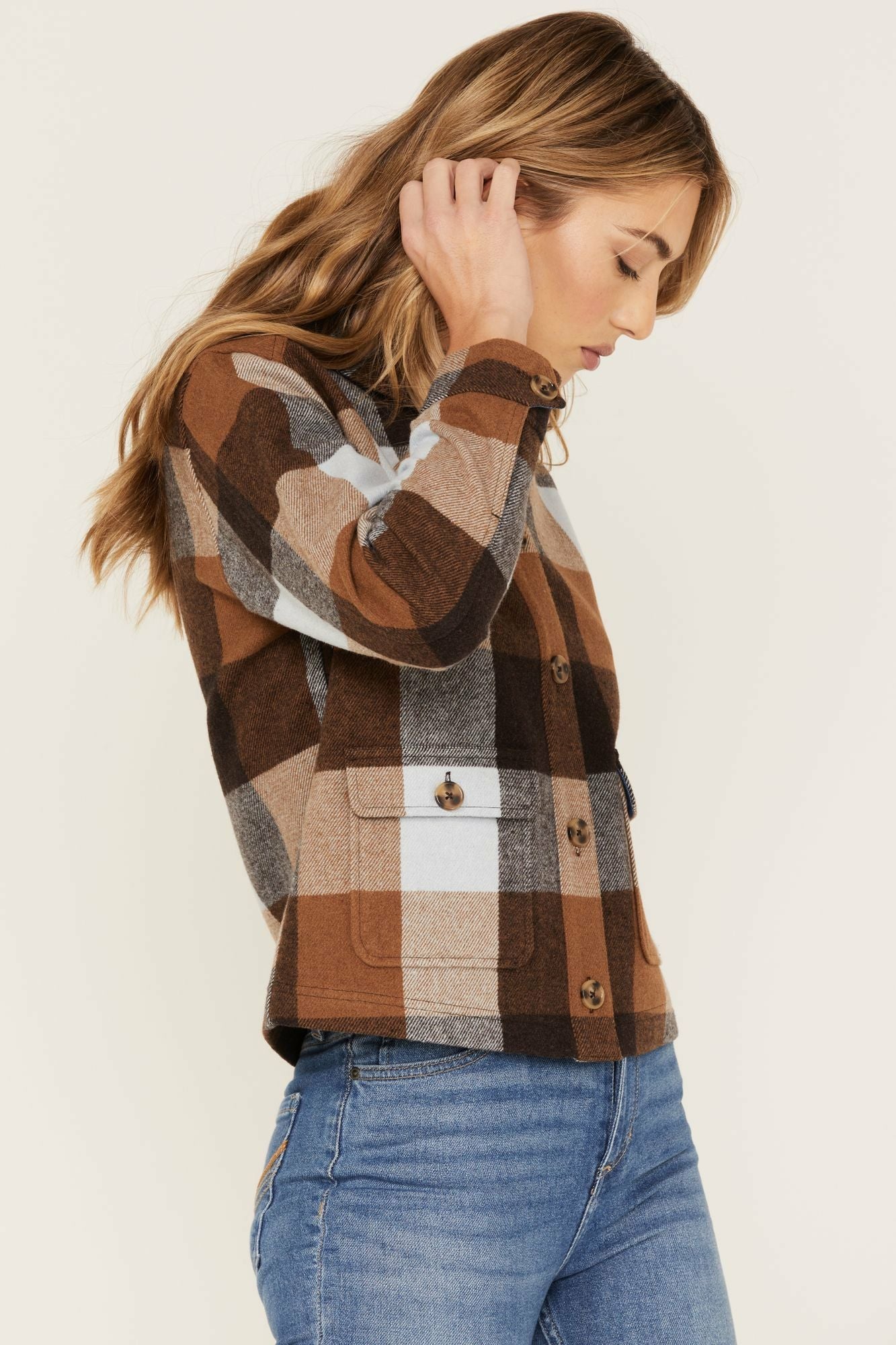 Idyllwind Women | Pocket Days Plaid Print Shacket Jacket