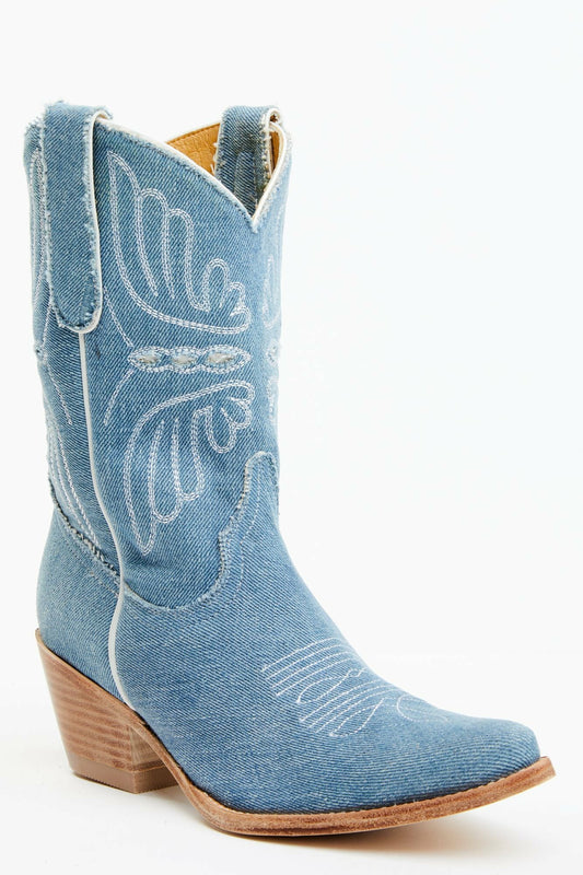 Idyllwind Women | Aces Denim Deux Western Boots - Pointed Toe