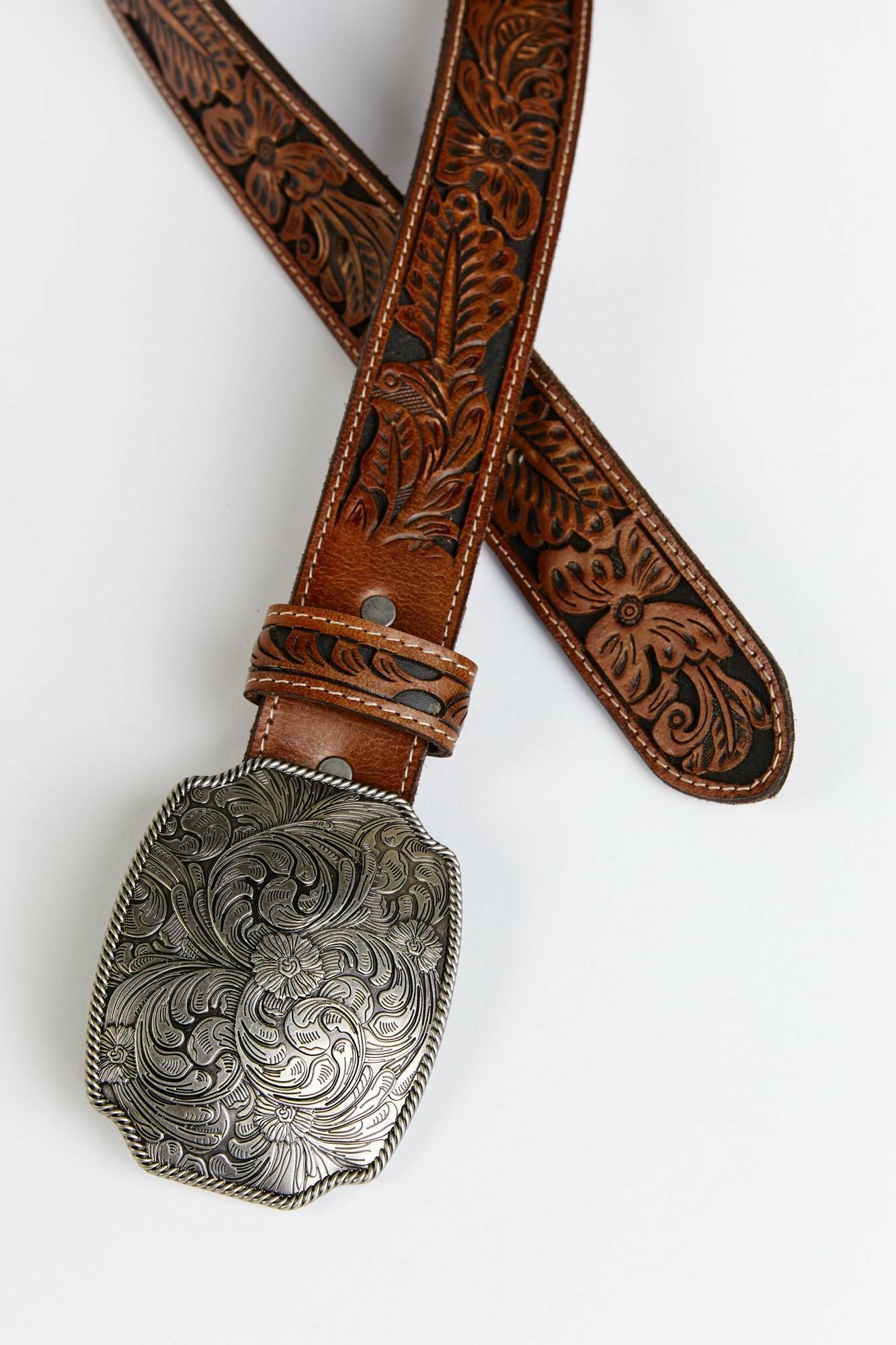 Idyllwind Women | Westerly Drive Brown Tooled Belt
