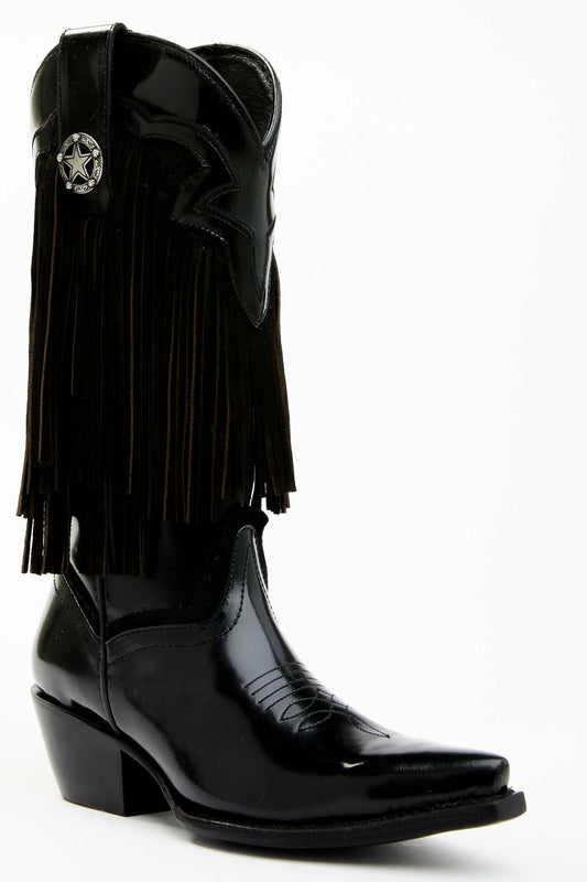 Idyllwind Women | Trooper Fringe Western Boots - Snip Toe
