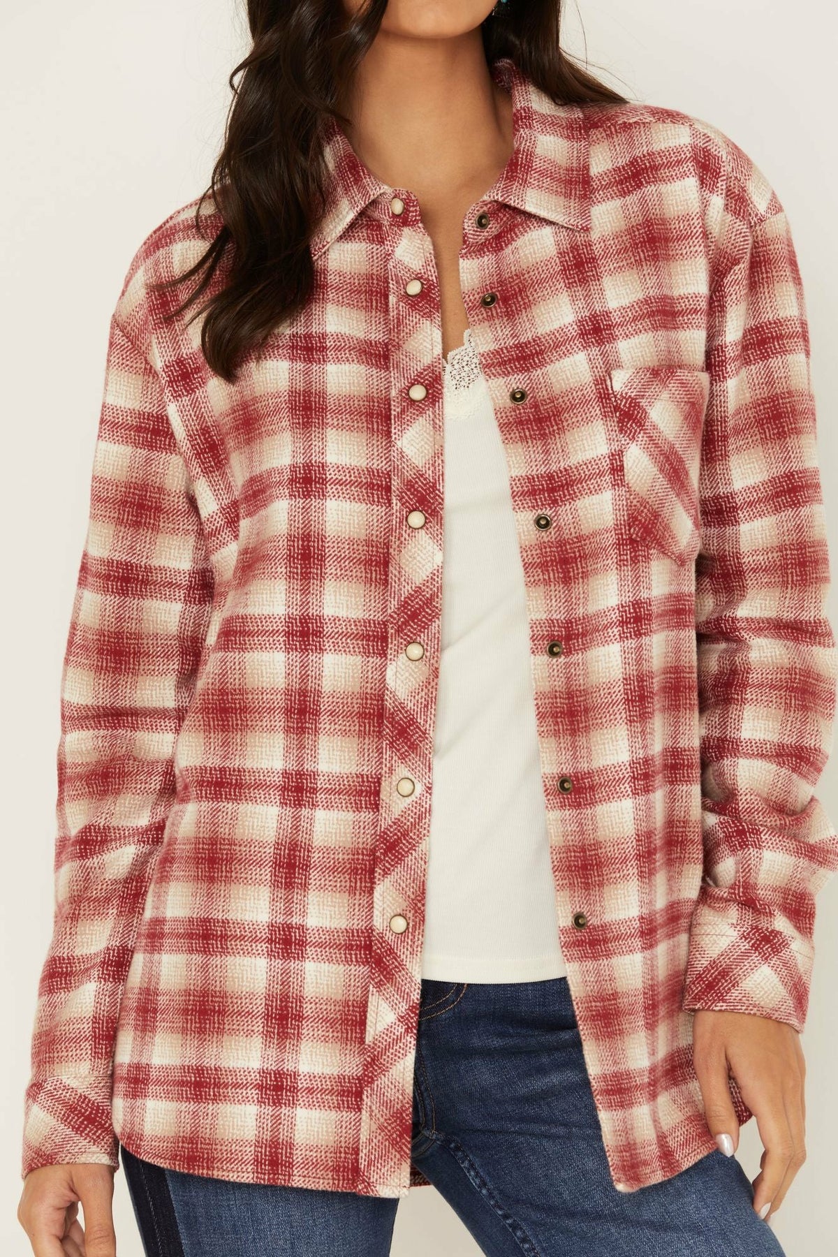 Idyllwind Women | Plaid Print Roby Flannel Top
