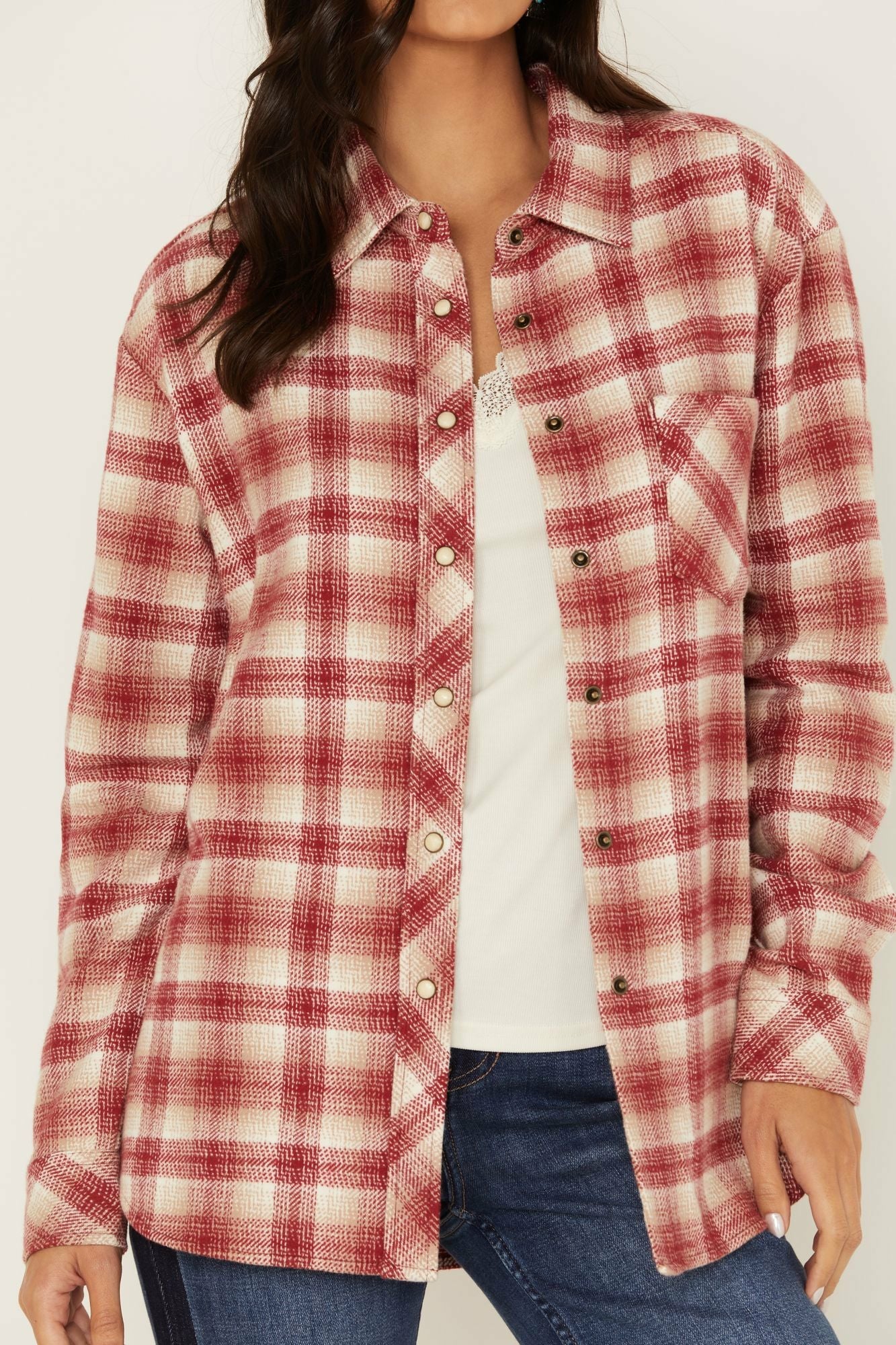 Idyllwind Women | Plaid Print Roby Flannel Top
