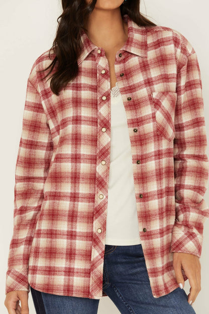 Idyllwind Women | Plaid Print Roby Flannel Top