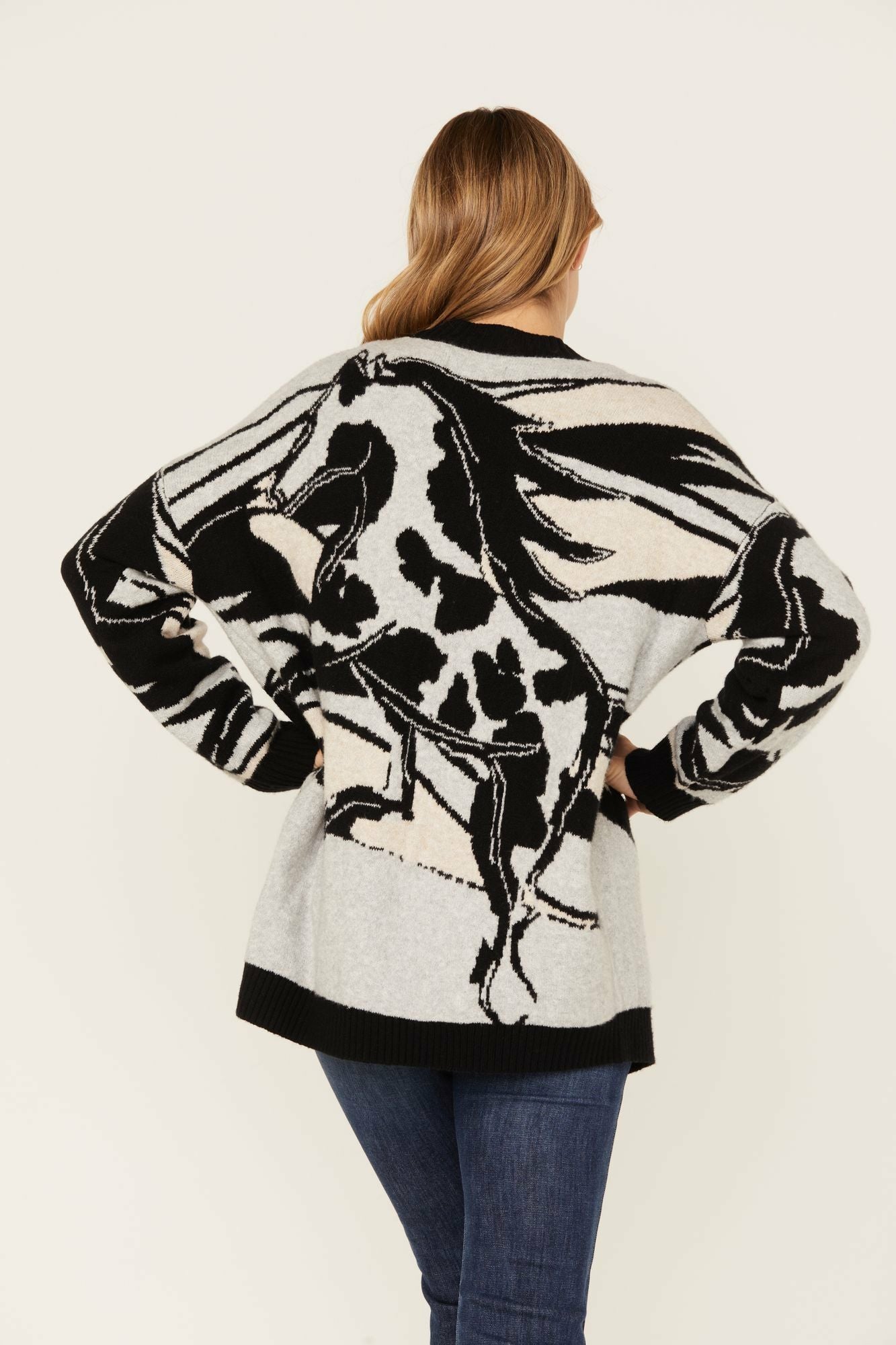 Idyllwind Women | Alice Floral Abstract Cardigan Sweater
