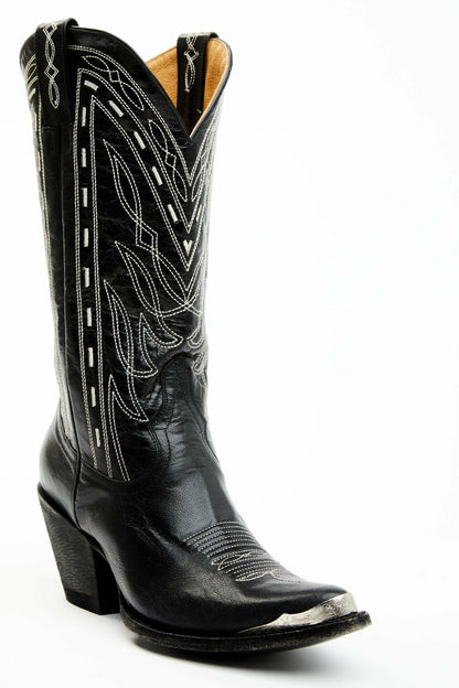 Idyllwind Women | Retro Rock Black Western Boots - Round Toe