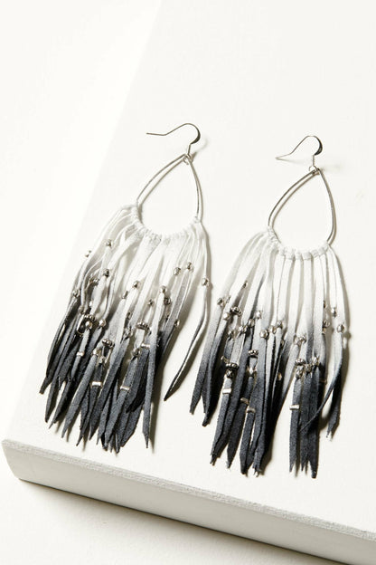 Idyllwind Women | Rolynn Leather Ombre Studded Earrings
