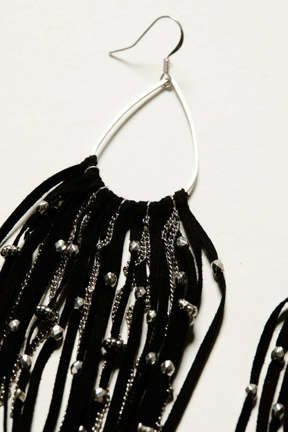 Idyllwind Women | Harrow Black Fringe Earrings