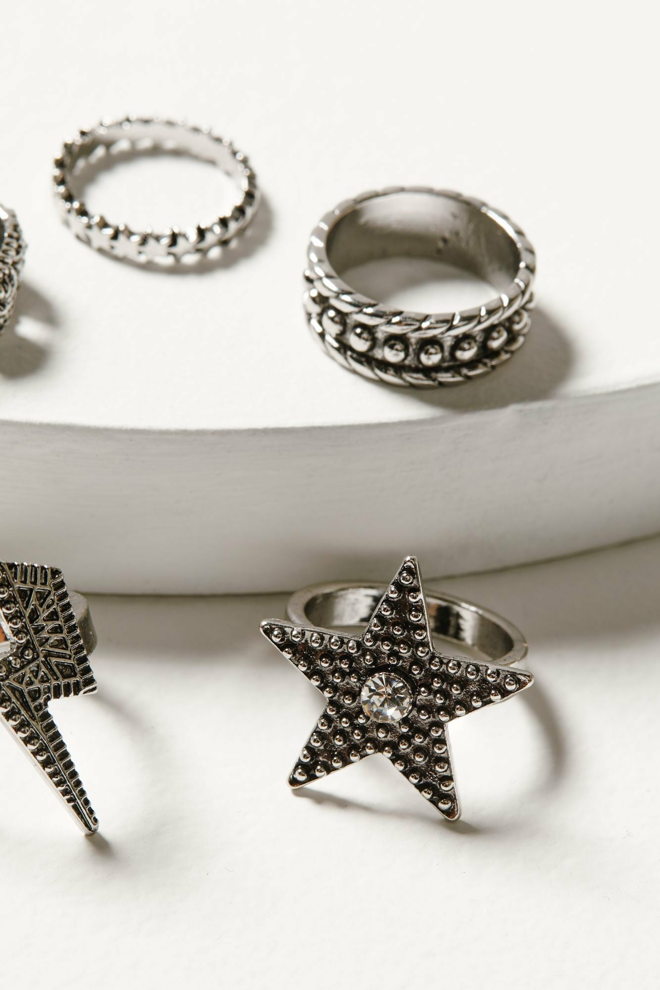 Idyllwind Women | Lauderdale 5-piece Silver Ring Set