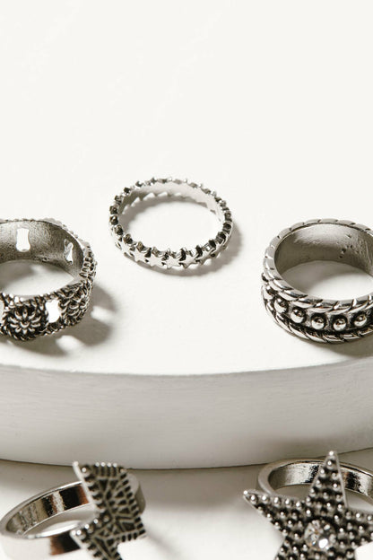 Idyllwind Women | Lauderdale 5-piece Silver Ring Set