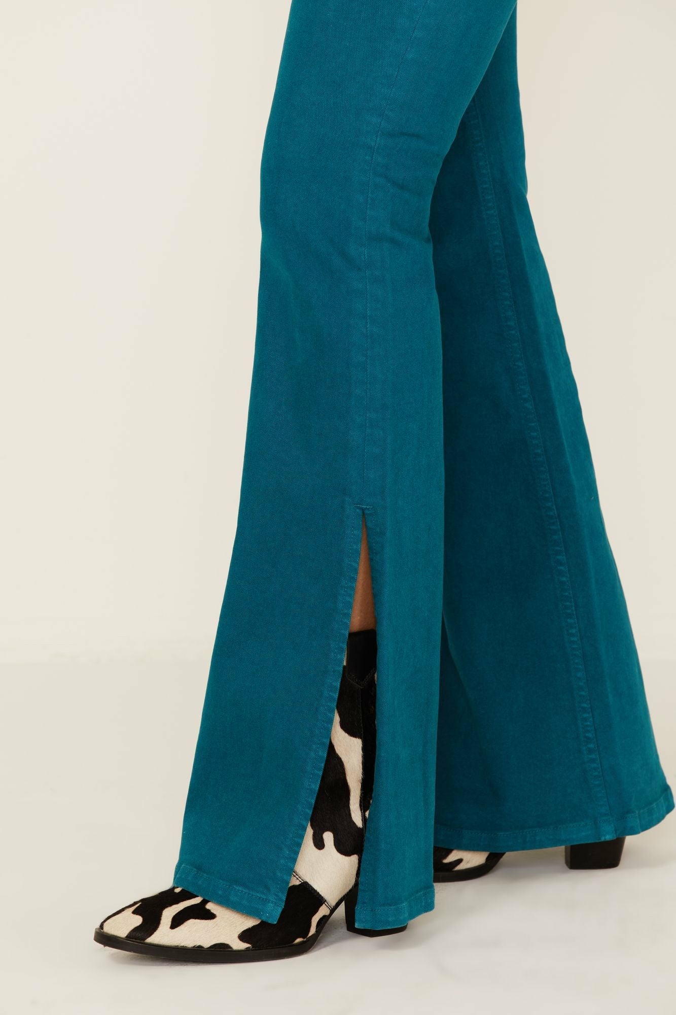 Idyllwind Women | Teal Mid Rise Flare Jeans