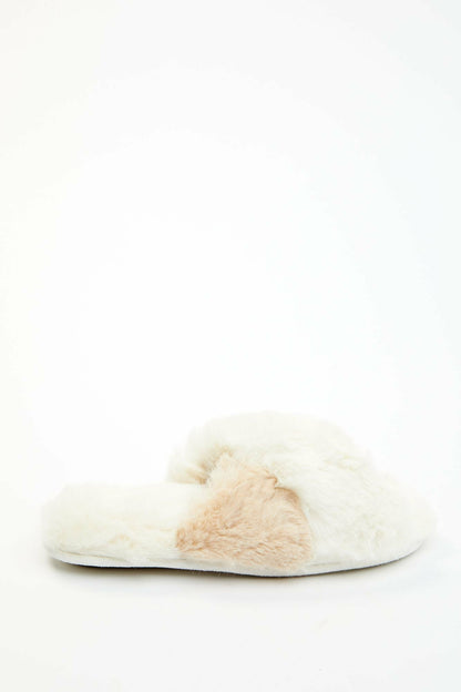 Idyllwind Women | Aspen Cream Faux Fur Slippers