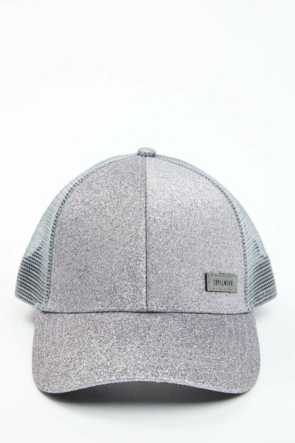 Idyllwind Women | Silver Glitter Baseball Hat