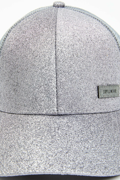 Idyllwind Women | Silver Glitter Baseball Hat