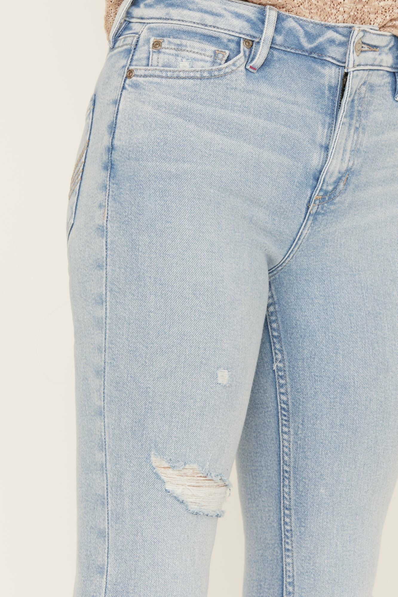 Idyllwind Women | Melbourne Medium Wash High Risin Distressed Bootcut Jeans