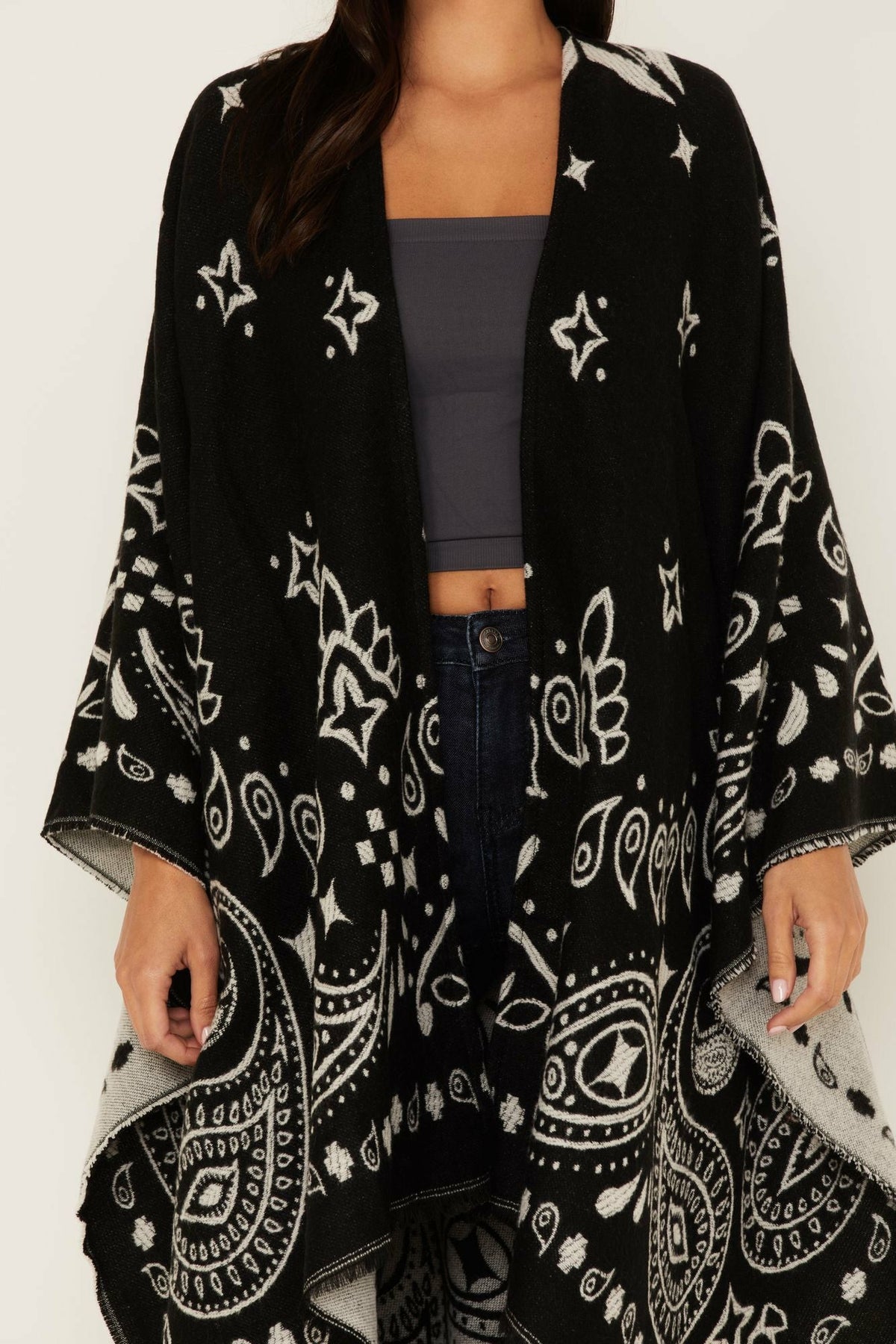 Idyllwind Women | Kyle Bandana Print Blanket Shawl