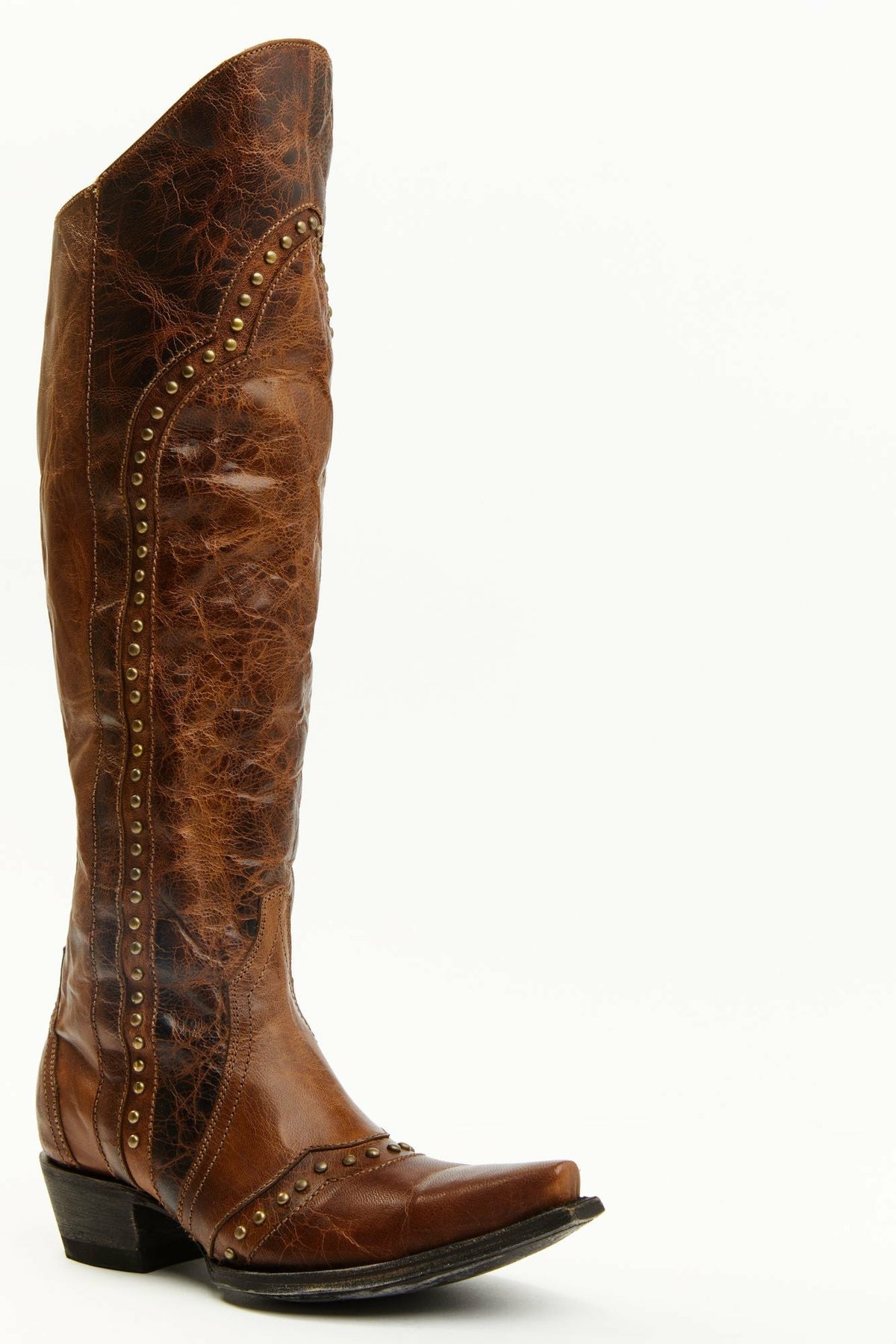 Idyllwind Women | Straight Up Orix Goat Studded Leather Tall Western Boots - Snip Toe