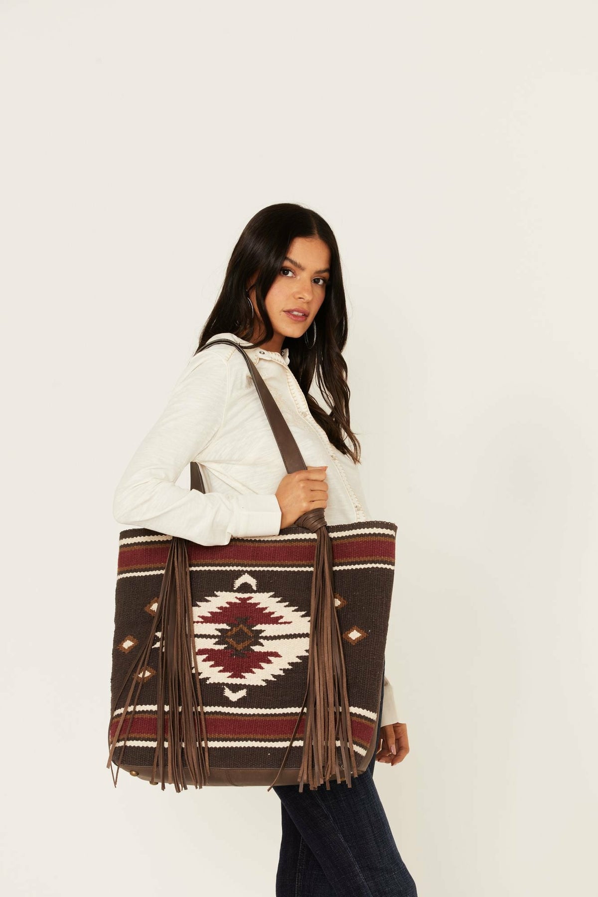 Idyllwind Women | Antioch Pike Fringe Tote Handbag