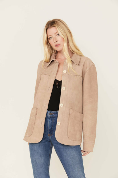 Idyllwind Women | Daiseta Suede Shacket Jacket