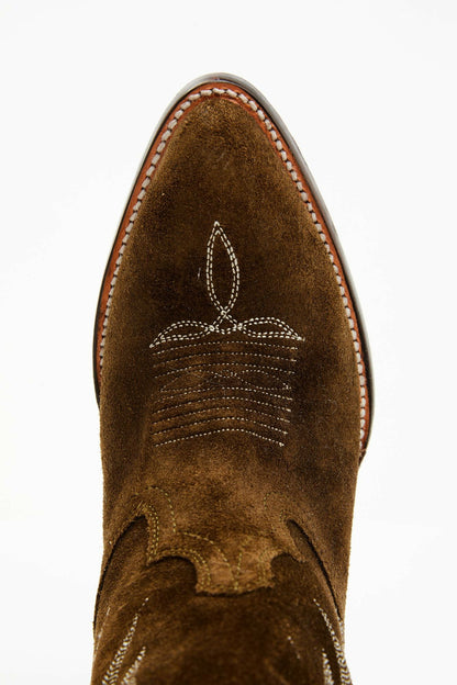 Idyllwind Women | Charmed Life Olive Suede Western Boots - Round Toe