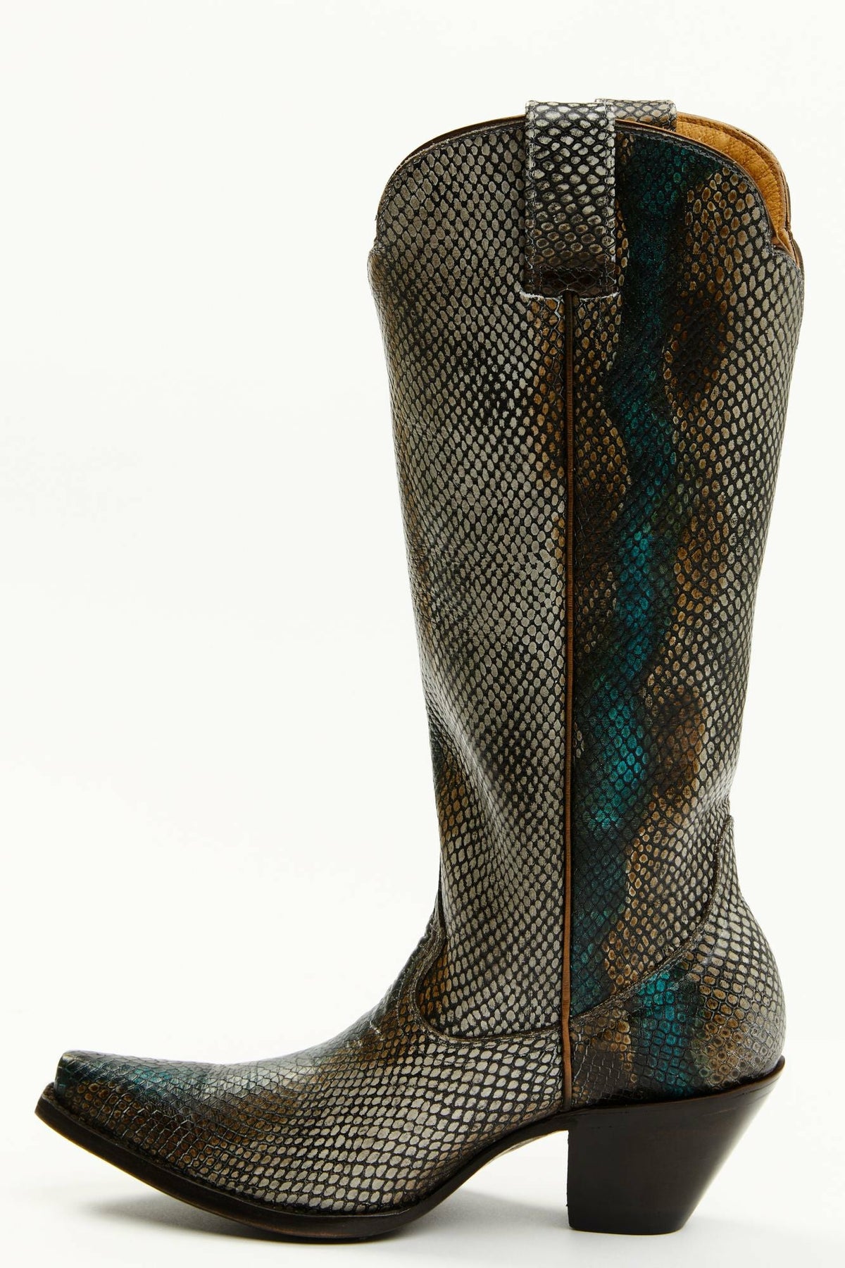 Idyllwind Women | Strut Snake Print Leather Western Boots - Snip Toe