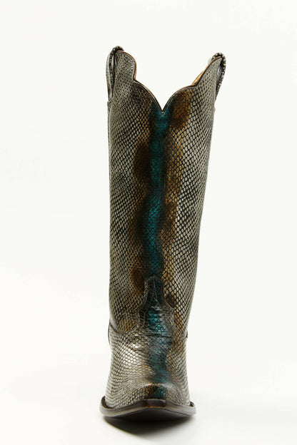 Idyllwind Women | Strut Snake Print Leather Western Boots - Snip Toe
