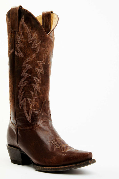 Idyllwind Women | Wheeler Brass Brown Western Performance Boots - Snip Toe