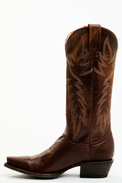 Idyllwind Women | Wheeler Brass Brown Western Performance Boots - Snip Toe