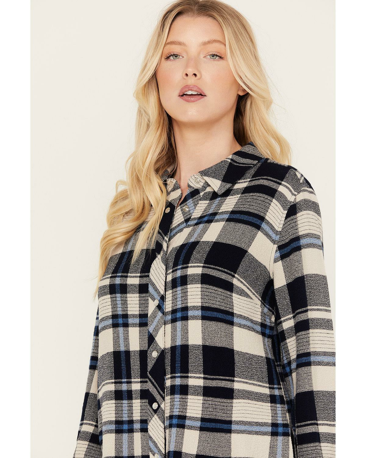 Idyllwind Women | Woodlands Feather Light Plaid Western Top