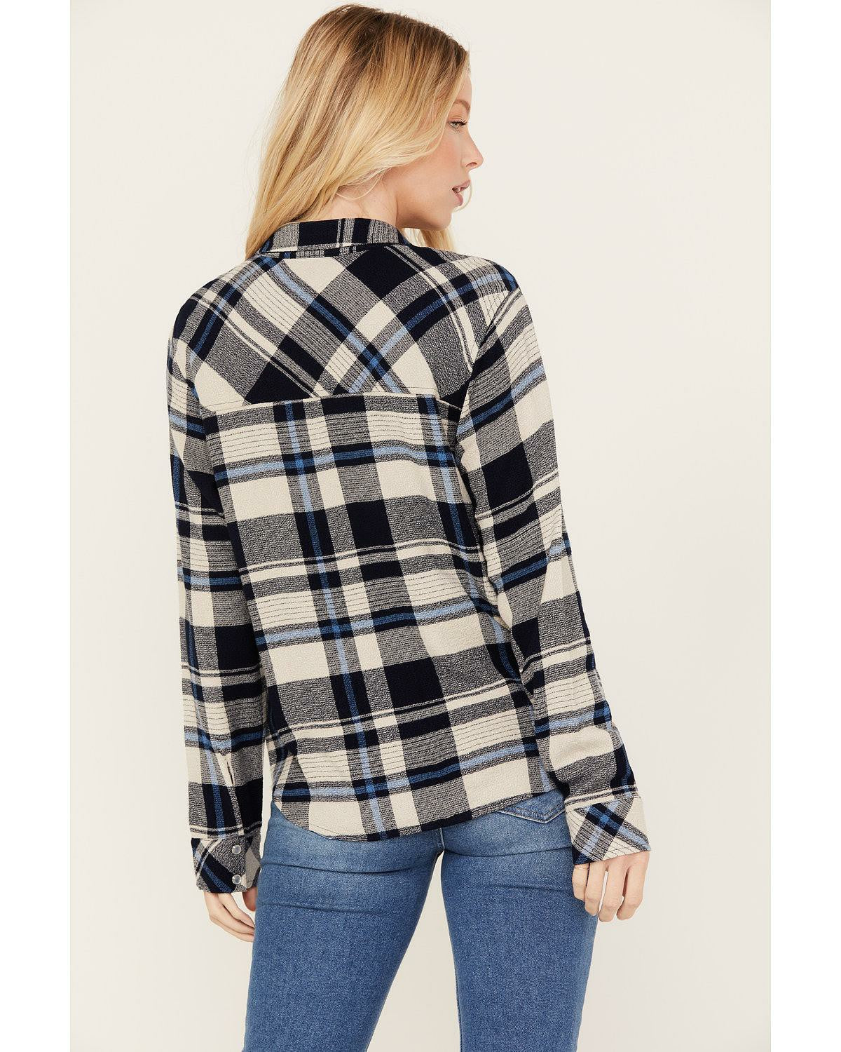 Idyllwind Women | Woodlands Feather Light Plaid Western Top