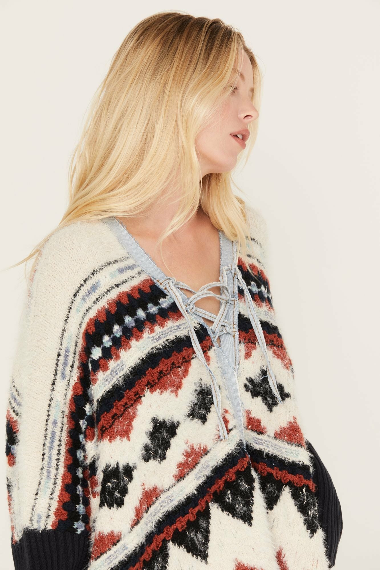 Idyllwind Women | Mack Denim Trim Sweater