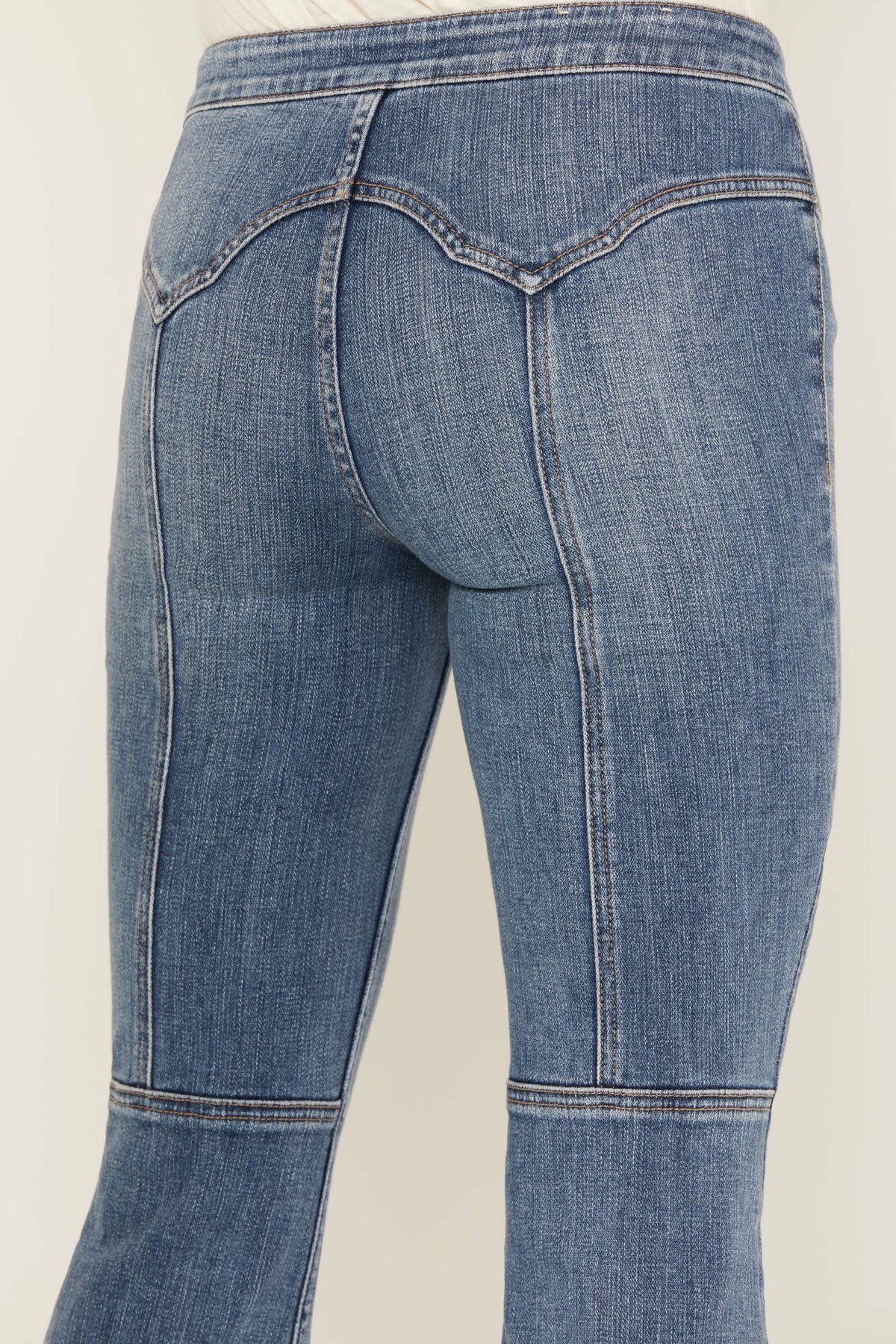 Idyllwind Women | Copper Ridge Low Rise Lace Up Flare Jeans