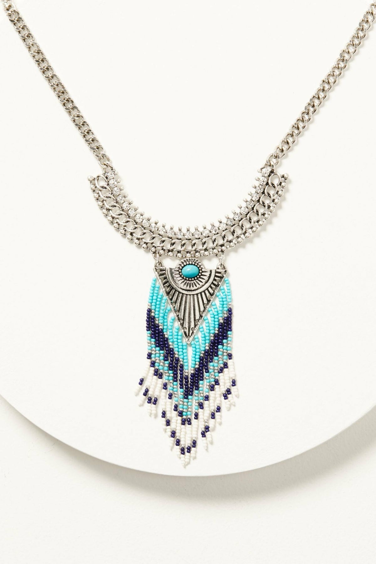 Idyllwind Women | Leon Silver Beaded Statement Necklace