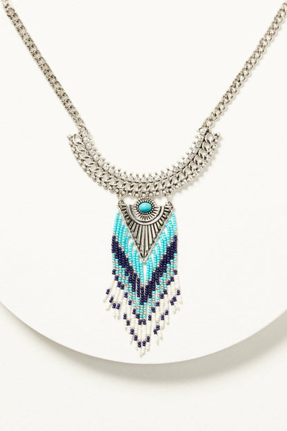 Idyllwind Women | Leon Silver Beaded Statement Necklace