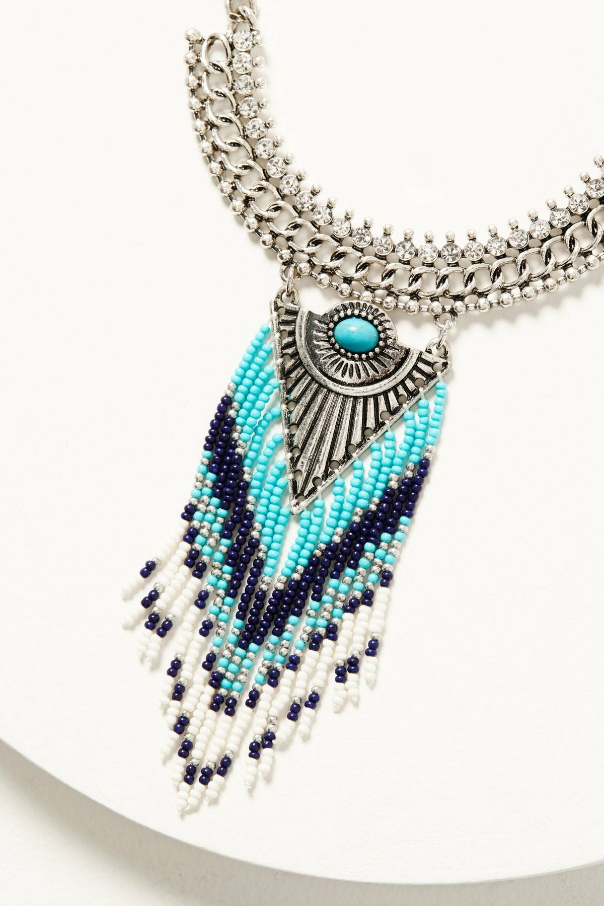 Idyllwind Women | Leon Silver Beaded Statement Necklace