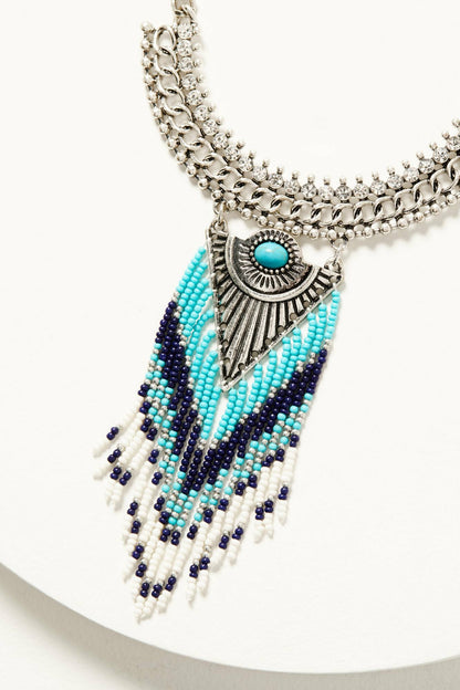 Idyllwind Women | Leon Silver Beaded Statement Necklace