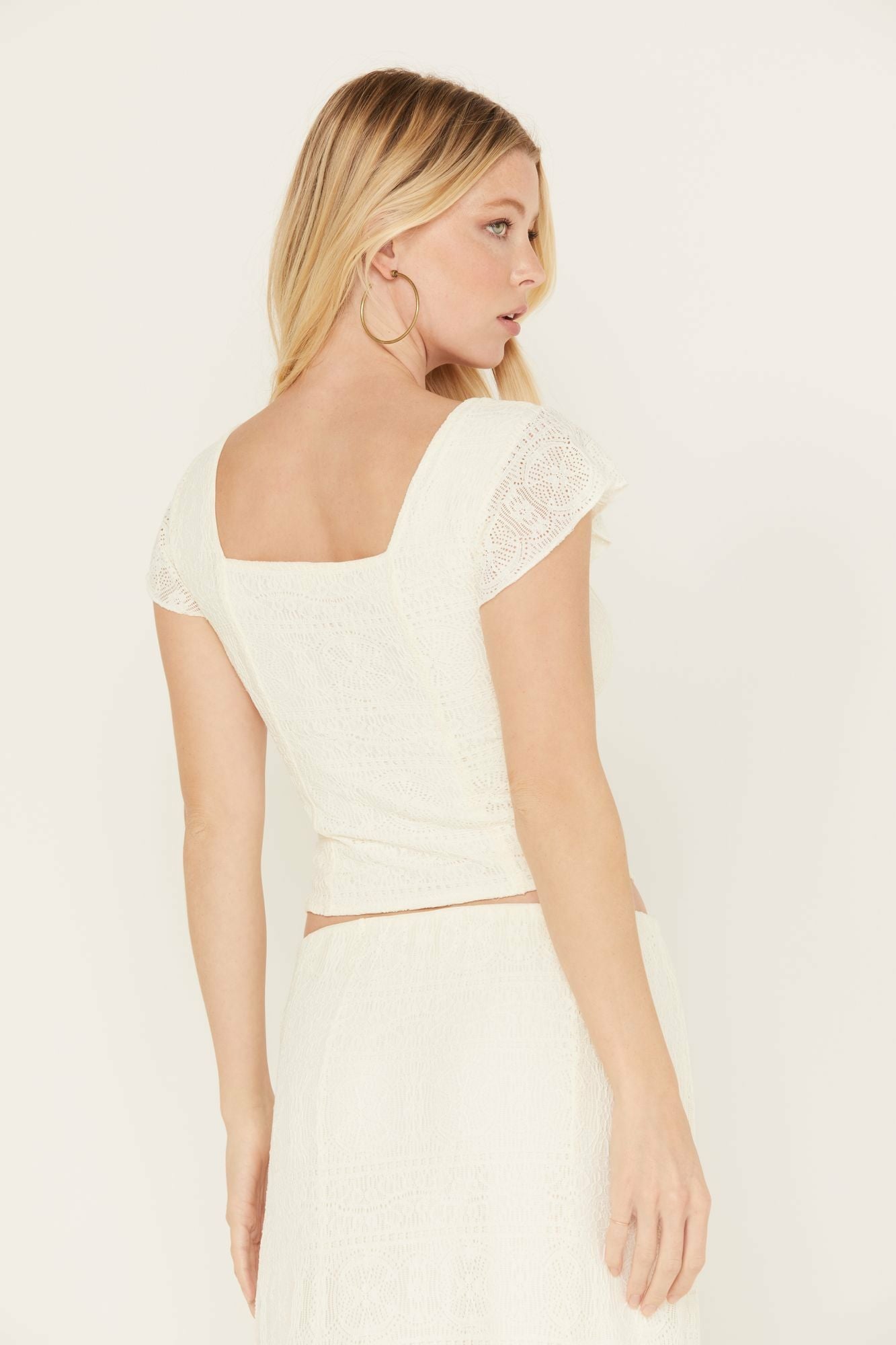 Idyllwind Women | Montana Western Lady Lace Cropped Top