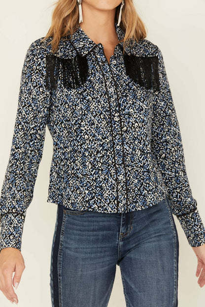 Idyllwind Women | Brooks Button Down Fringe Top