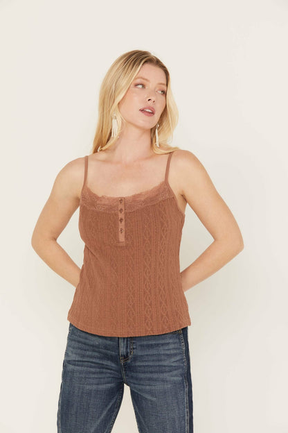 Idyllwind Women | Ella Texture Cable Tank Top