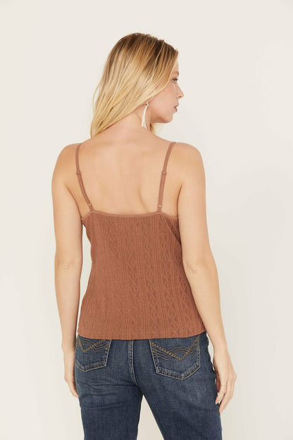 Idyllwind Women | Ella Texture Cable Tank Top