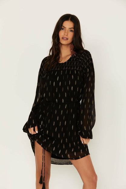 Idyllwind Women | Jolly Metallic Clip Dot Dress