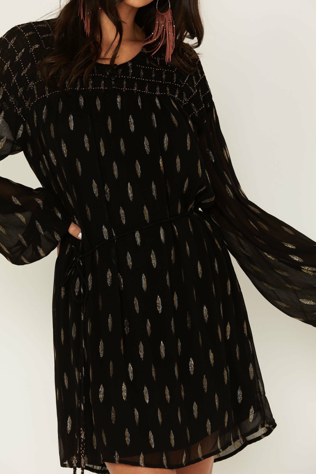 Idyllwind Women | Jolly Metallic Clip Dot Dress