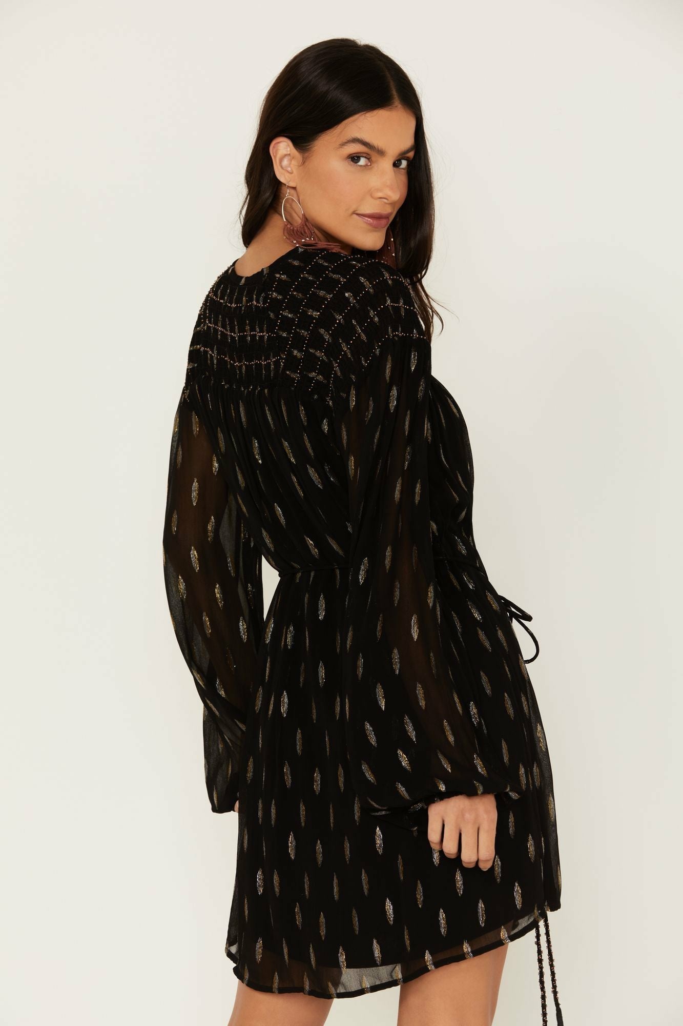 Idyllwind Women | Jolly Metallic Clip Dot Dress