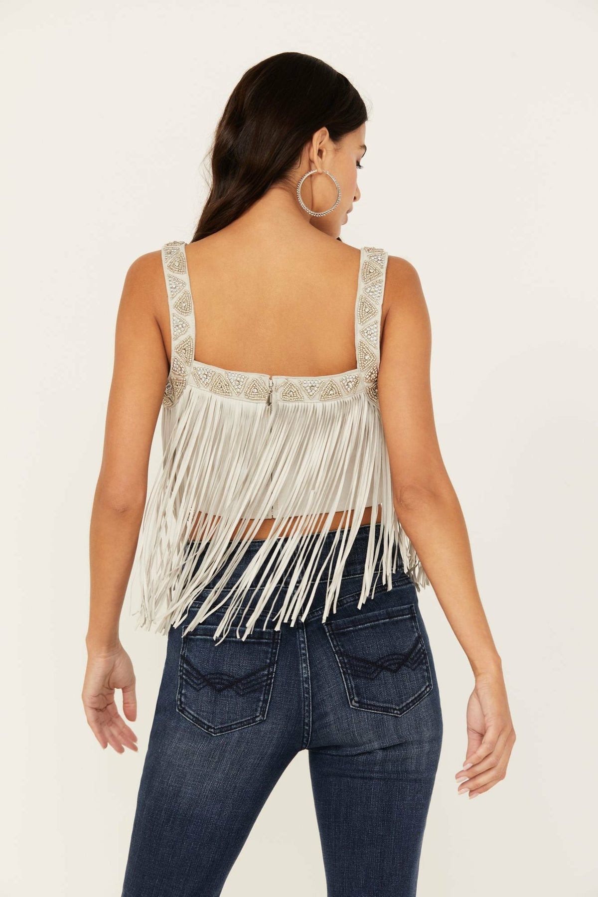 Idyllwind Women | Georgia Fringe Lace-Up Bustier