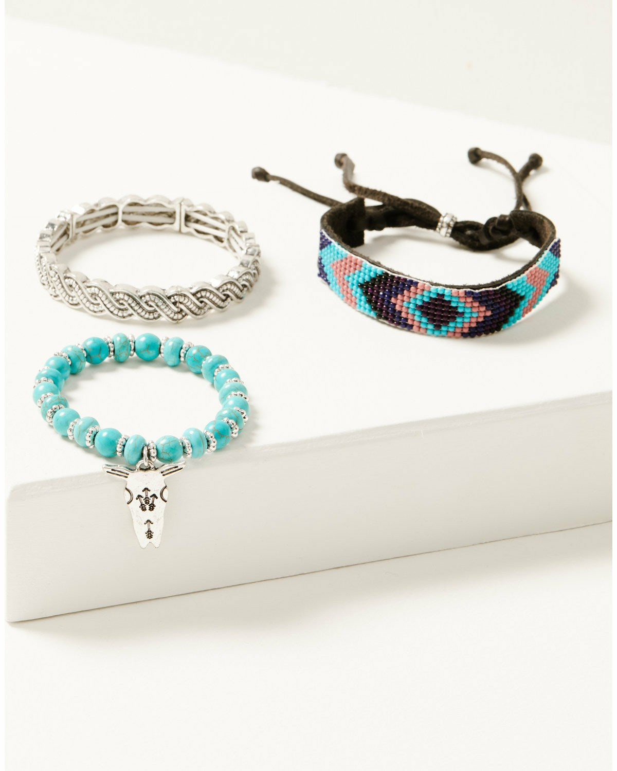 Idyllwind Women | Sloan Beaded & Silver Bracelet Set