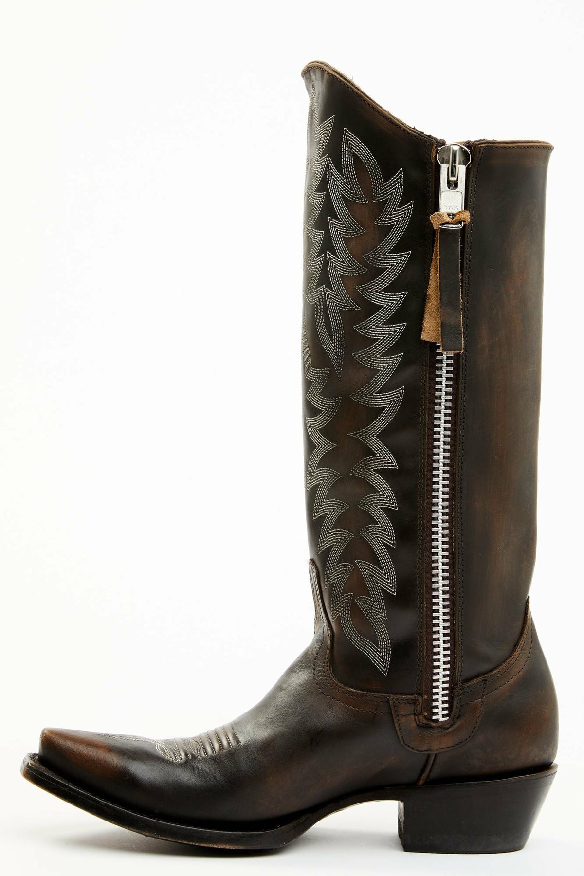 Idyllwind Women | Latigo Side Zip Distressed Tall Western Boot - Snip Toe